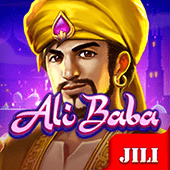Ali Baba game icon with a desert treasure theme