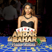 Casino Marina Andar Bahar game icon with a marina table