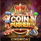 Coin Pusher game icon with stacked coins
