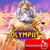 Gates of Olympus game icon with the god Zeus