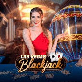 Las Vegas Blackjack game icon with blackjack cards