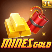 Mines Gold game icon with gold nuggets