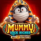 Mummy Lock Riches game icon with a mummy and treasures