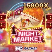 Night Market game icon with a street market scene