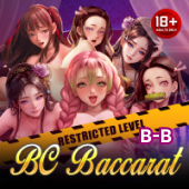 Sexy Blockchain Baccarat B B game icon with a baccarat table