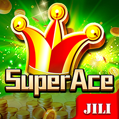 Super Ace game icon showing golden playing cards